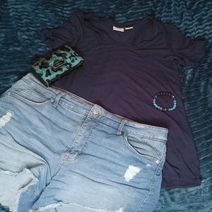 Small navy blue Kenar t-shrit